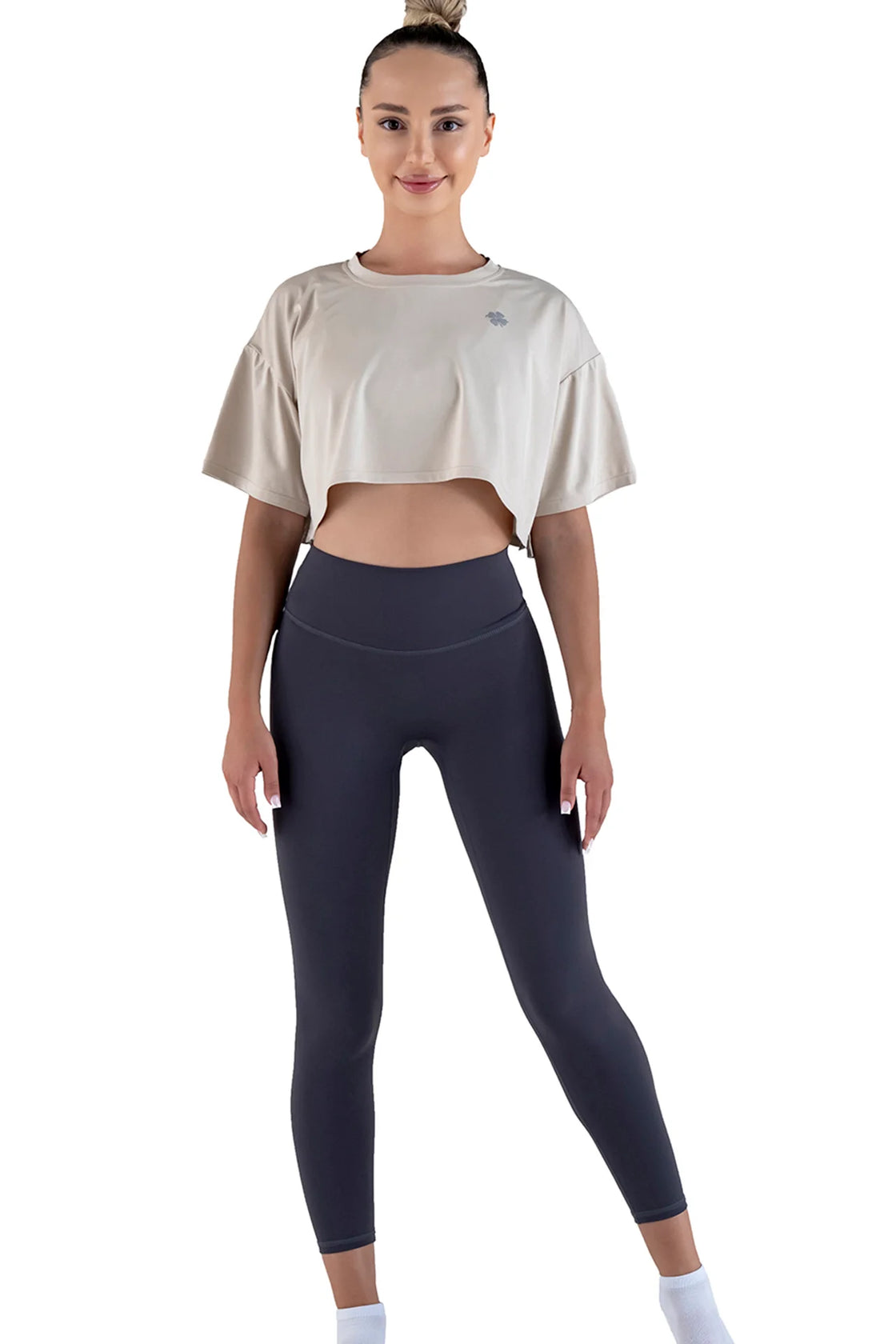 Dark grey leggings for women