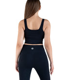 Black bra top back