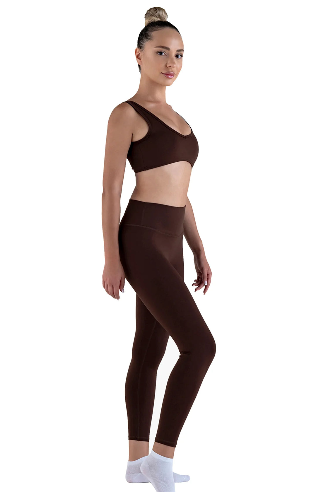 Active wear in brown color