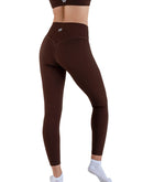 Brown leggings from back