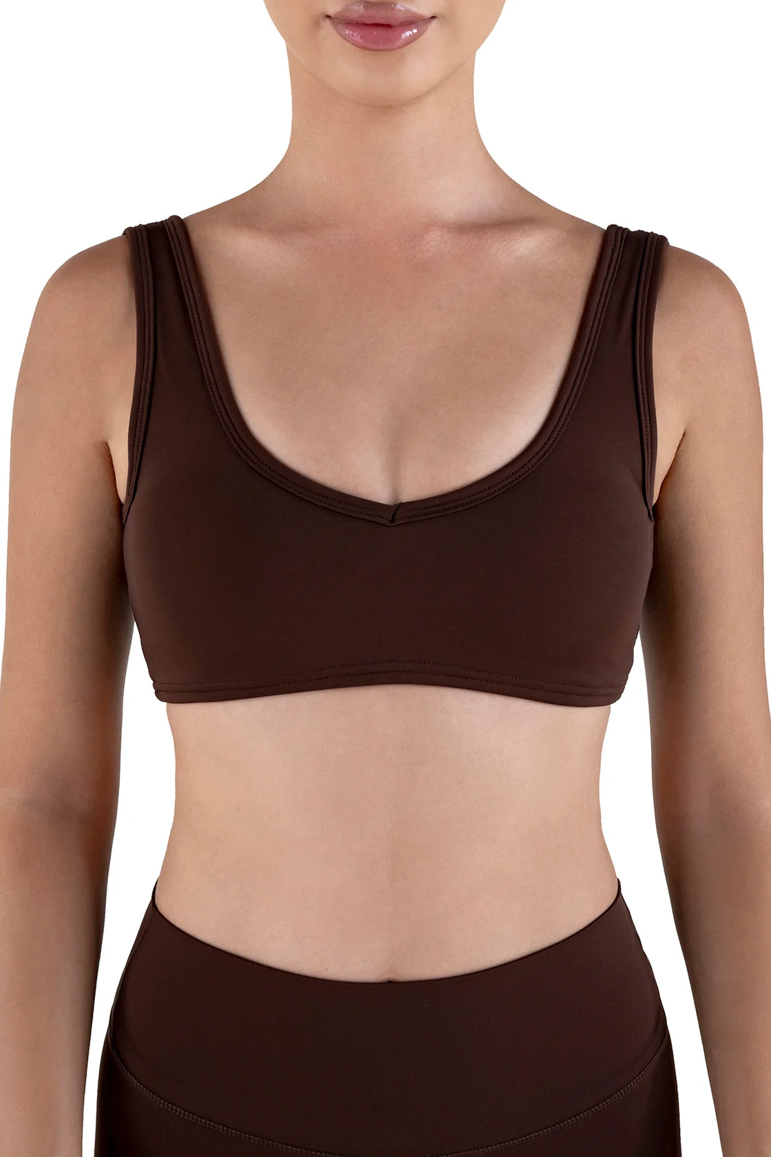 Women bra in brown