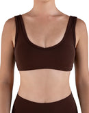 Women bra in brown