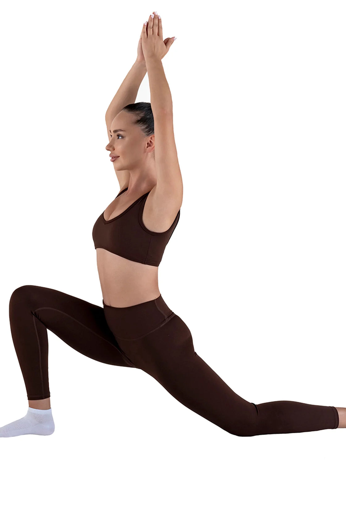 Leggings in brown color