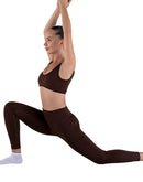 Leggings in brown color