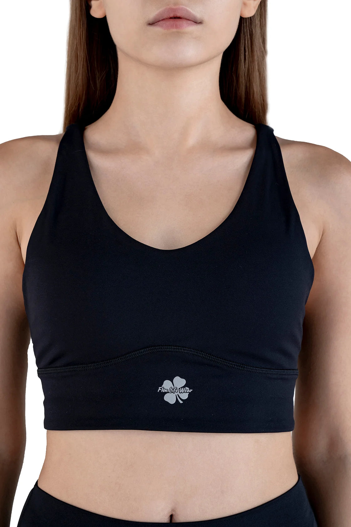 Women yoga bra black color