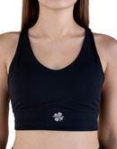 Women yoga bra black color