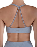 Light grey Open back bra