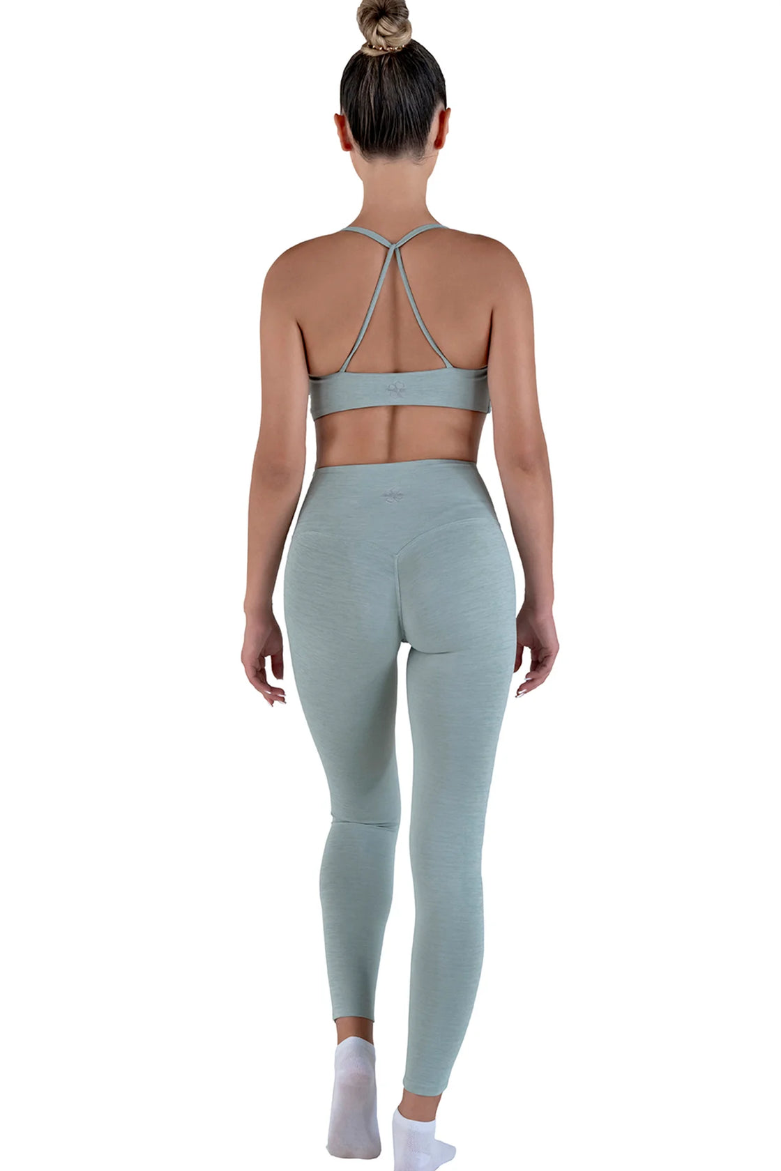 Light green set leggings and bra