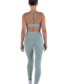 Light green set leggings and bra