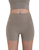 Women beige shorts