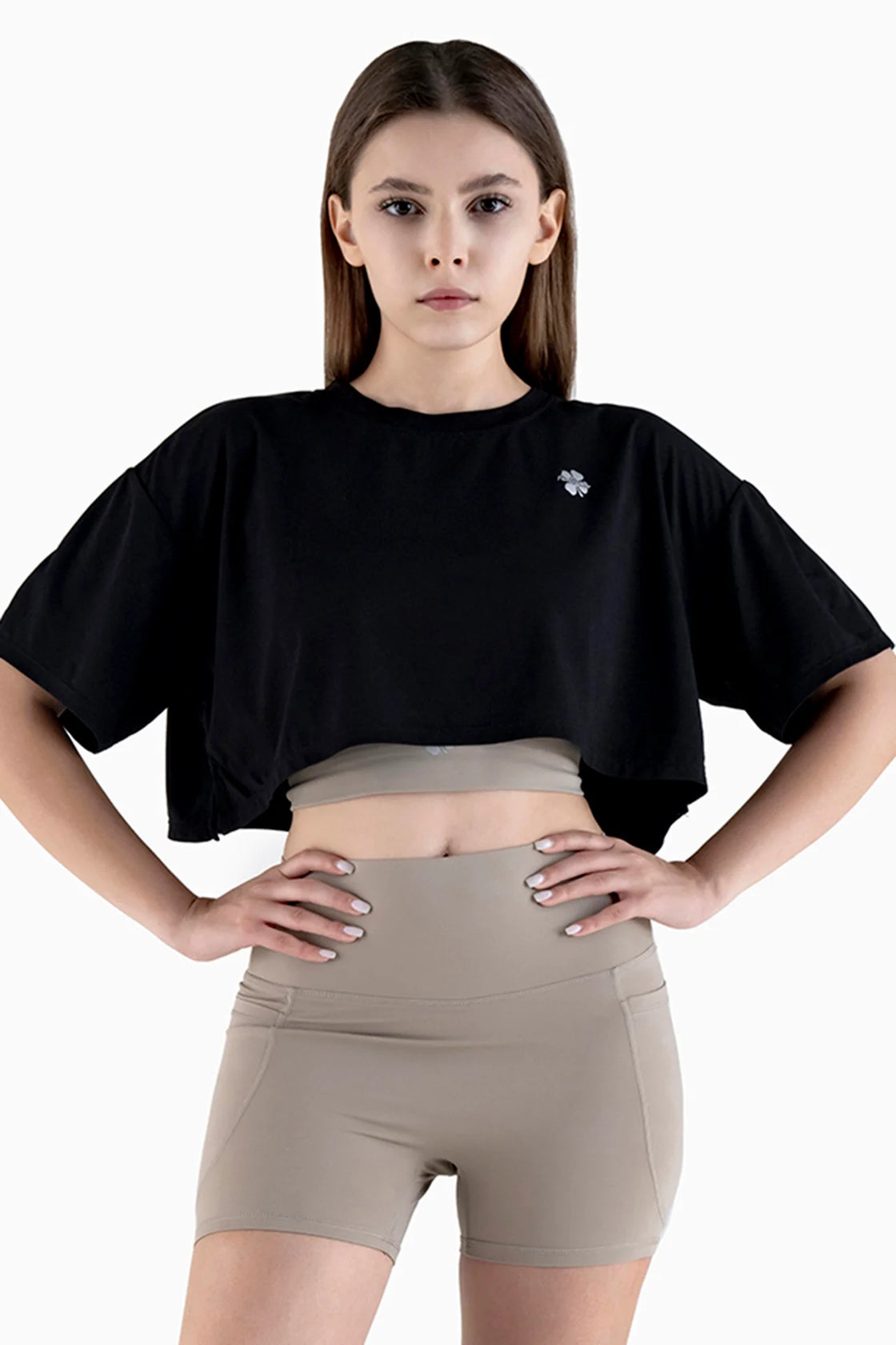 Crop t-shirt black