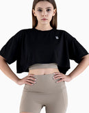 Crop t-shirt black