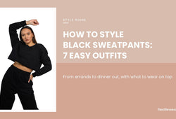 How to style black sweatpants: 7 easy outfits