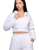 Off-white zip up hoodie