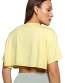 Yellow crop t-shirt