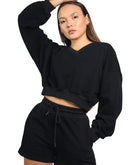 Black pullover with shorts