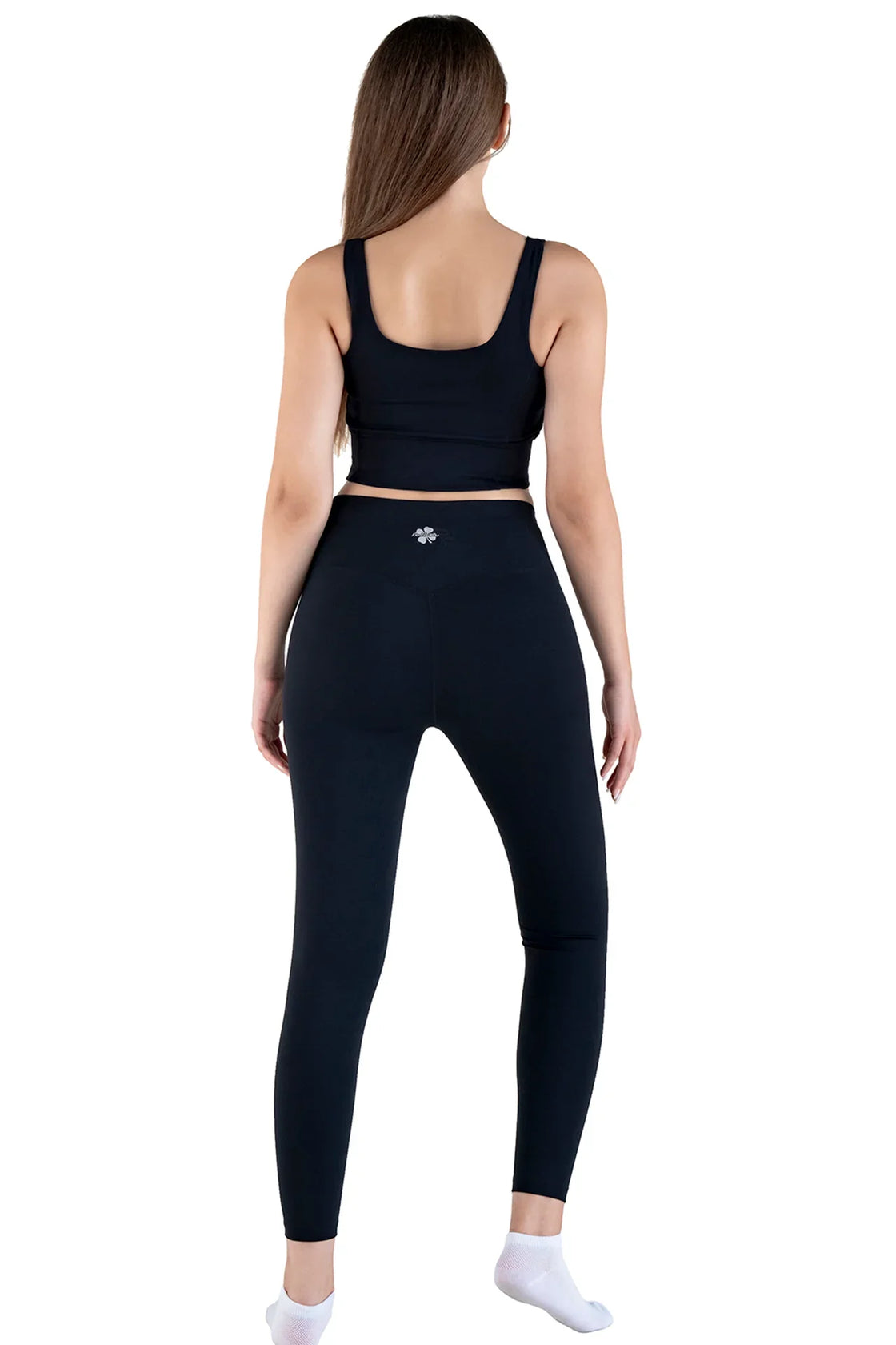 Compression Training Set in black, back view